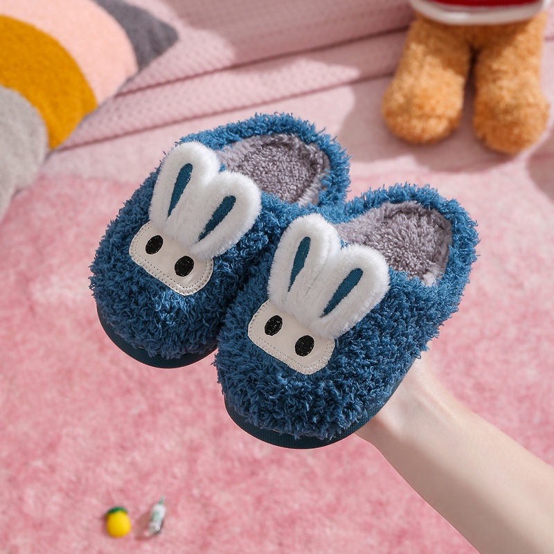 Dép bông đi trong nhà chống trượt kiểu dáng công chúa dễ thương cho bé gái