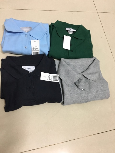 Áo thun Polo bé gái xuất xịn