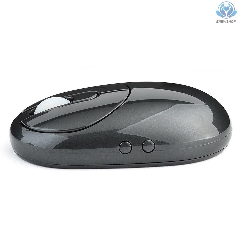 【enew】2.4G Wireless Rechargeable Mouse Optical 6D Gaming Mouse with 4 Ports USB Hub Charging Dock 1200DPI MG-012 Grey