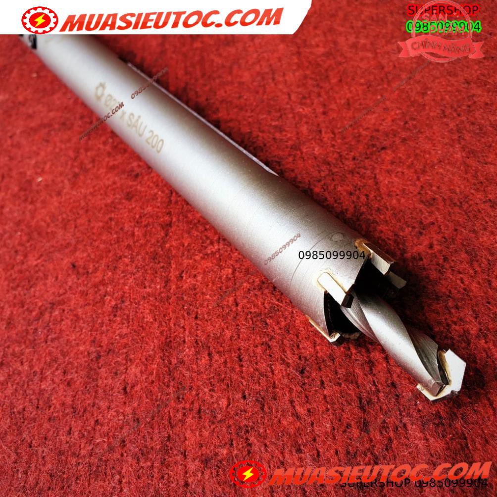 Mũi khoan rút lõi khoét tường gạch sâu Phi 27 x 200 mm không khoan bê tông, không khoan chế búa