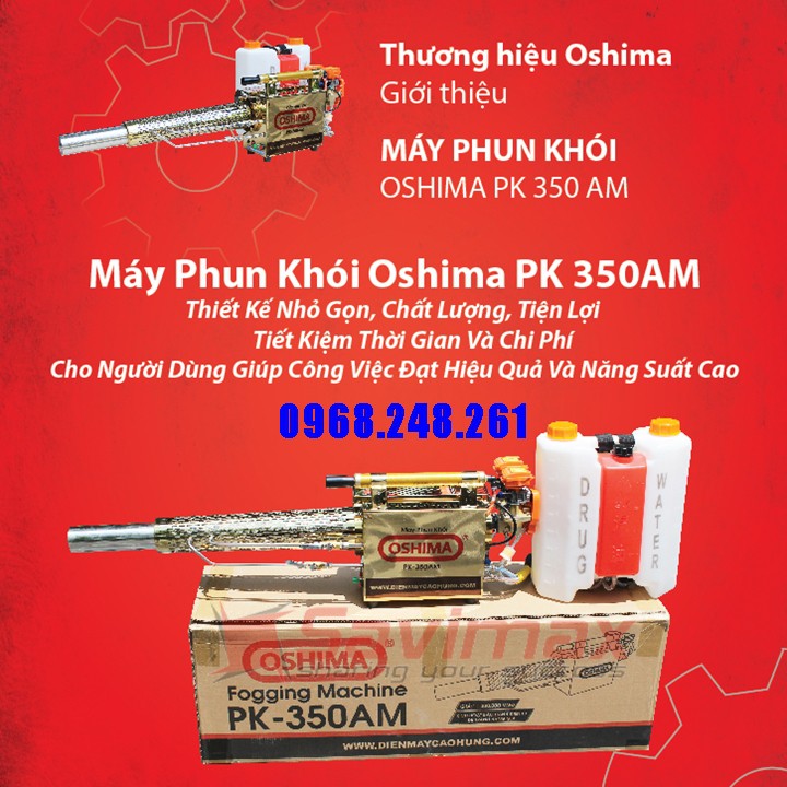 Máy phun khói Oshima PK-350AM chất lượng với giá thành hợp lý | BigBuy360 - bigbuy360.vn