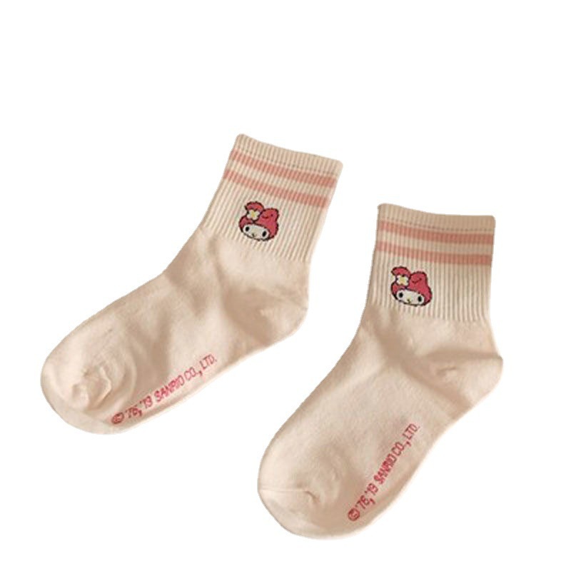 Vớ họa tiết chú chó Cinnamon dễ thương phong cách lolita