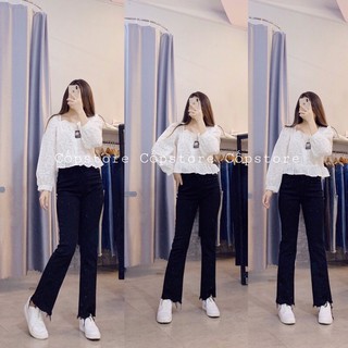 Quần jeans ống loe
