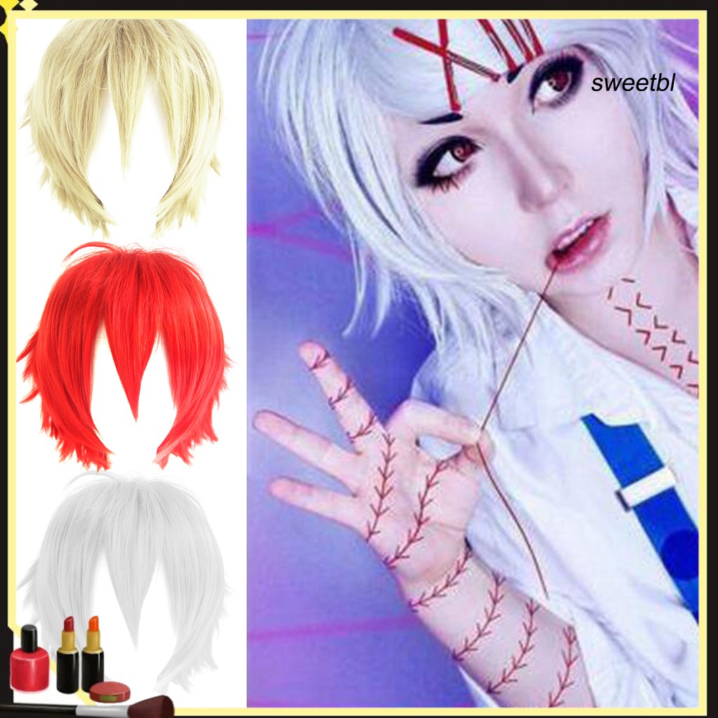 Bộ Tóc Giả Ngắn Cosplay Nhân Vật Hoạt Hình Cho Nam