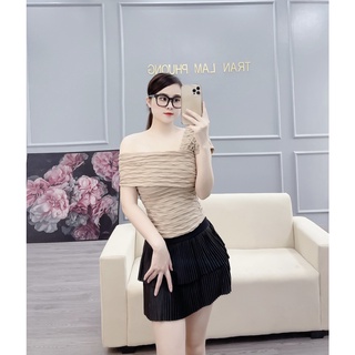 Áo lệch vai bèo nhúm