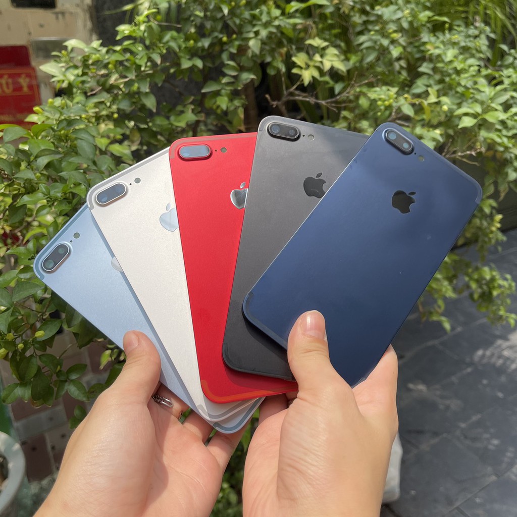 Vỏ iPhone 7 Plus cạnh vuông iPhone 12, kèm bộ nút