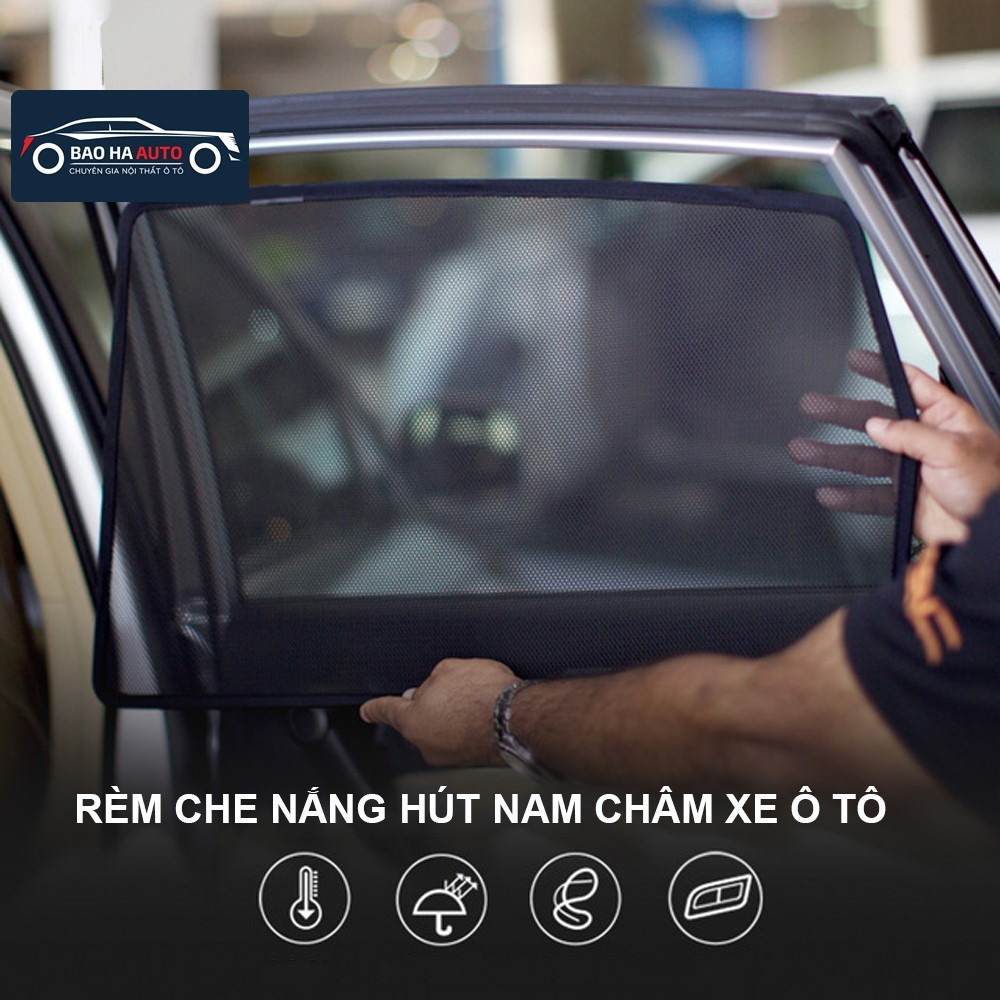 Rèm Che Nắng Ô Tô chuẩn rèm loại 1  - Rèm Chắn Nắng Nam Châm Cho Xe Ô tô, Bộ 4 Tấm - Đủ Các Dòng Xe