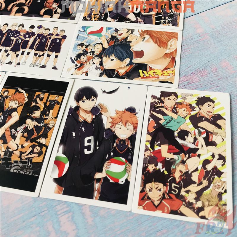 Lomo card hộp 30 thẻ truyện Haikyuu Vua bóng chuyền poster card Haikyu Shoyo Kenma Tobio Kageyama Toru Oikawa Bokuto