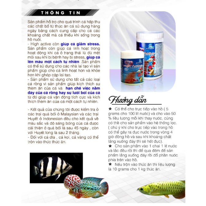 CZ5-Khoáng chất thiên nhiên - High active 100g