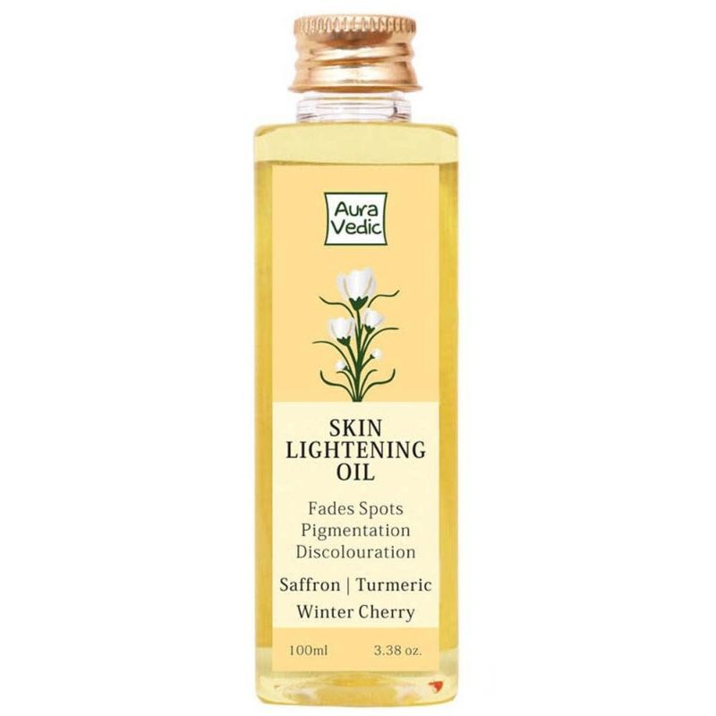 Dầu sáng da mờ thâm nám Skin Lightening Oil Auravedic 100ml