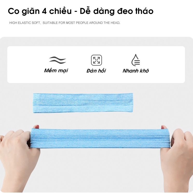 Băng Đô Thể Thao Nam Nữ, Headband AOLIKES HB/09 Thấm Mồ Hôi Tập Gym Bóng Chuyền Bóng Rổ Tennis Cầu lông Chạy Bộ Bóng Đá