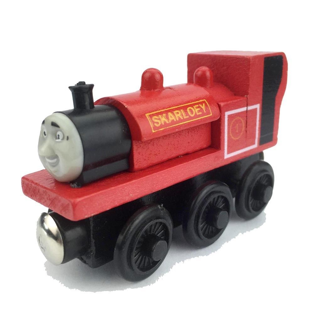 Train thomas car tender bằng gỗ từ tính xe lửa đồ chơi xe tải quà tặng xe hơi trẻ em