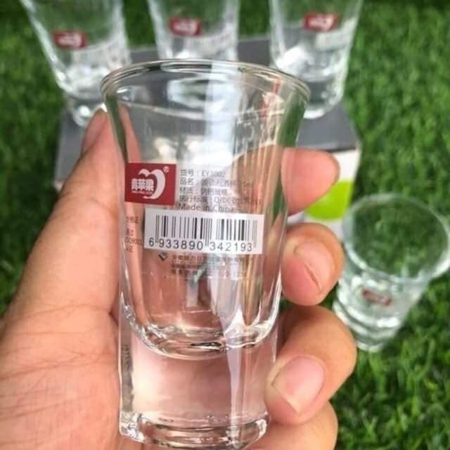 Bộ 6 chén cao uống rượu Deli Glassware