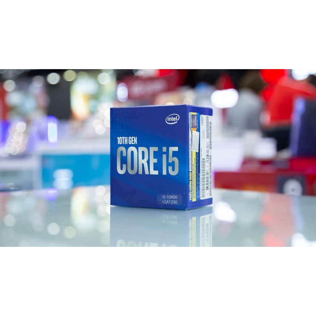 CPU Intel Core i5-10400 6 Cores 12 Threads Up to 4.30 Ghz - 10th Gen LGA1200 Box