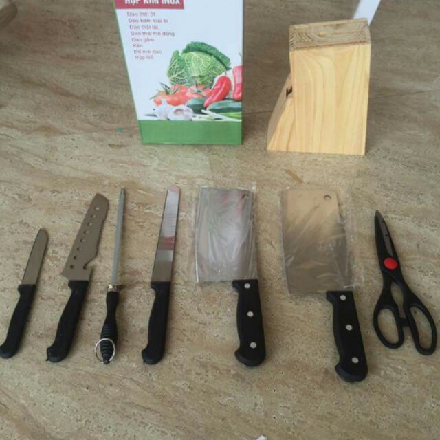 Bộ dao kéo 8 món
