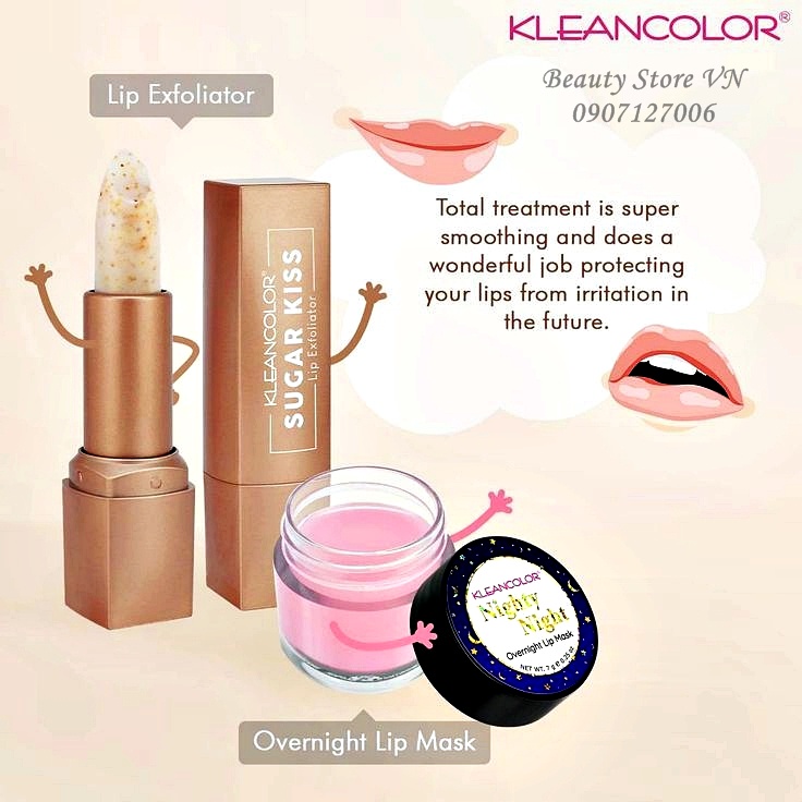 [FREESHIP] Son Tẩy Tế Bào Chết Môi Dupe Fenty Kleancolor’s Sugar Kiss Scrubstick Lip Exfoliator