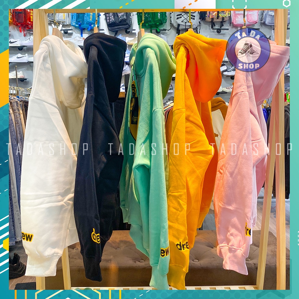 Áo nỉ unisex nam nữ Hoodie Drew house mặt cười HÀNG BEST FULL TAG+ TÚi [Ảnh thật]