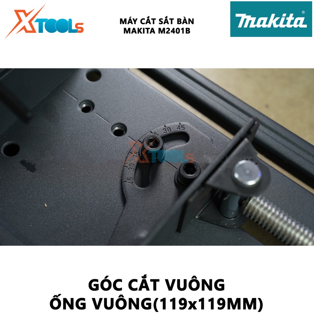 Máy cắt sắt 350mm Makita M2401B | Máy cắt sắt 2000W Công suất: 2000W Mô tơ chổi than dùng để cắt [CHÍNH HÃNG]