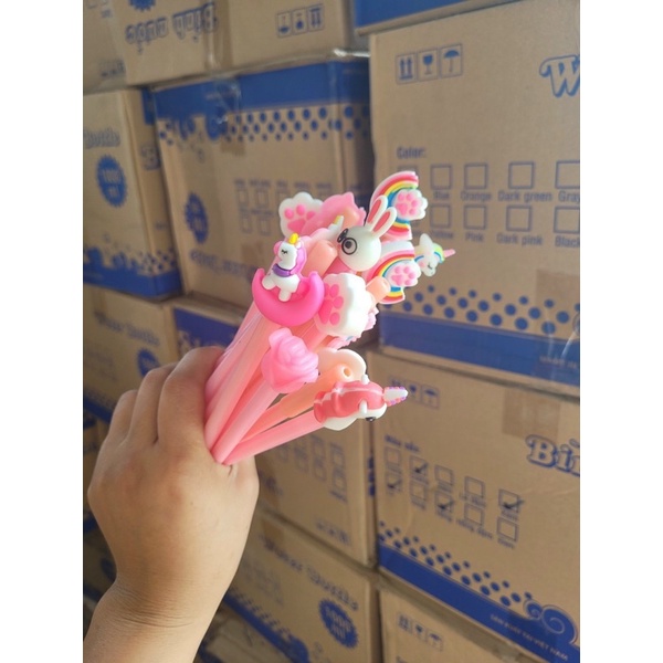 Set 20 bút bi nước hình thú ngộ nghĩnh
