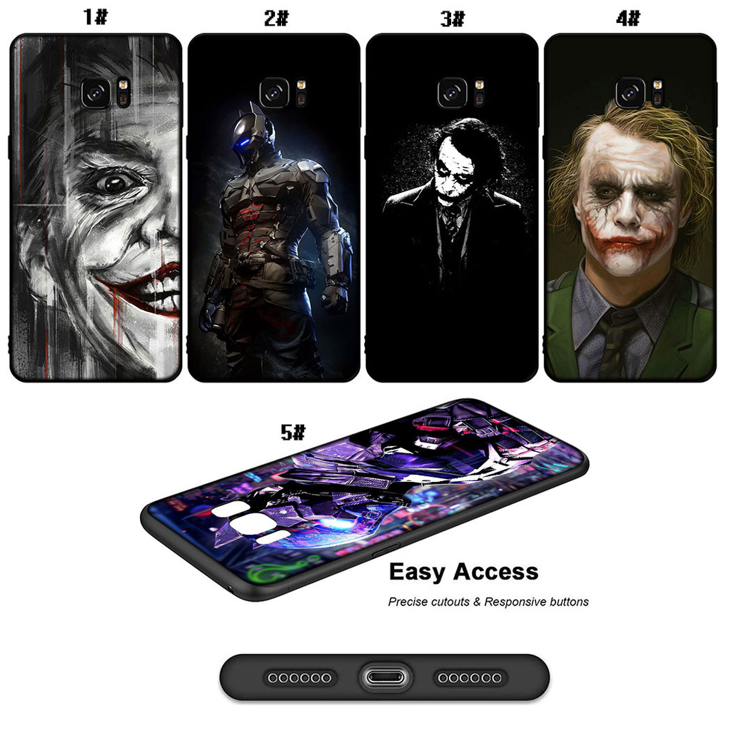 Ốp Lưng Chất Liệu Tpu Hình Batman Dark Knight Joker Cho Samsung F62 M62 J8 S6 J7 Duo J6 J4 Core Prime Gtl15 Dc