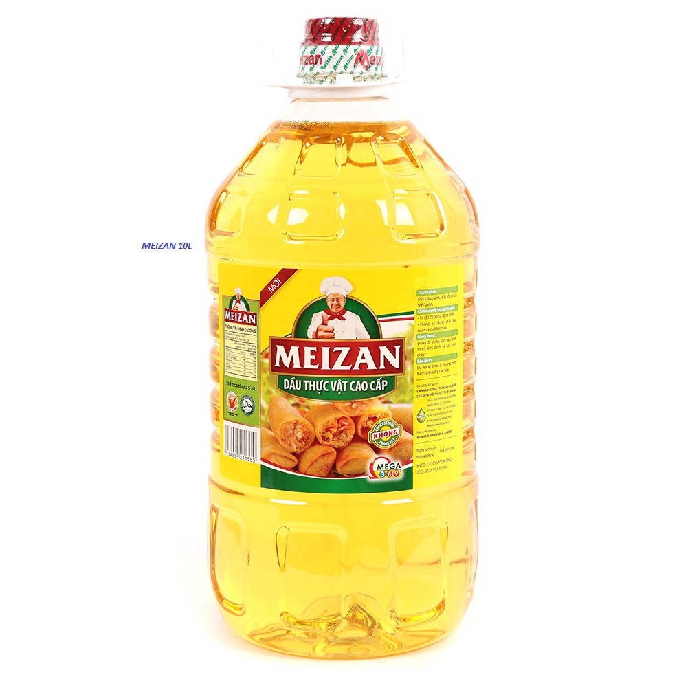 Dầu Thực Vật Cao Cấp Meizan 10 Lít