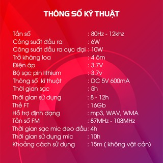 Máy trợ giảng không dây Takstar E190MW