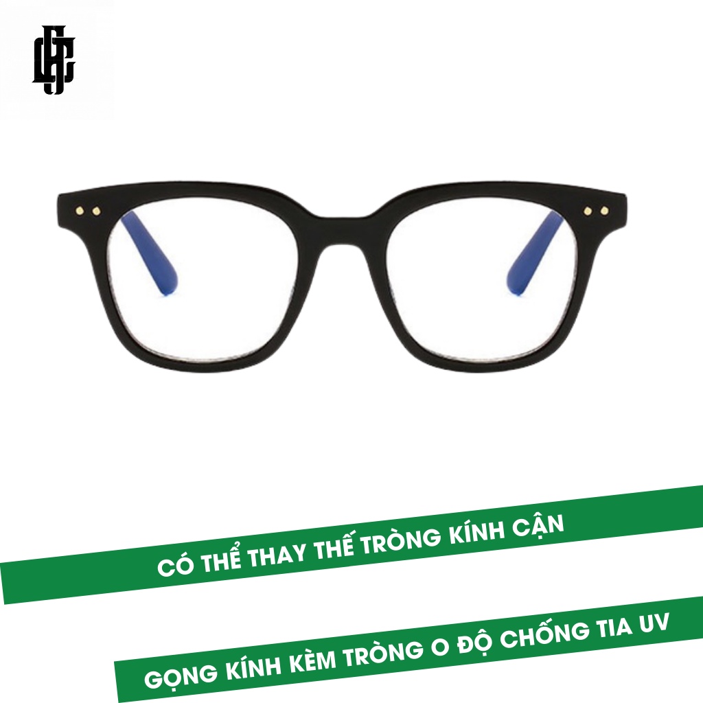 Kính mát nam nữ unisex thời trang Hàn Quốc bản lề hợp kim logo sắc nét -anchi house