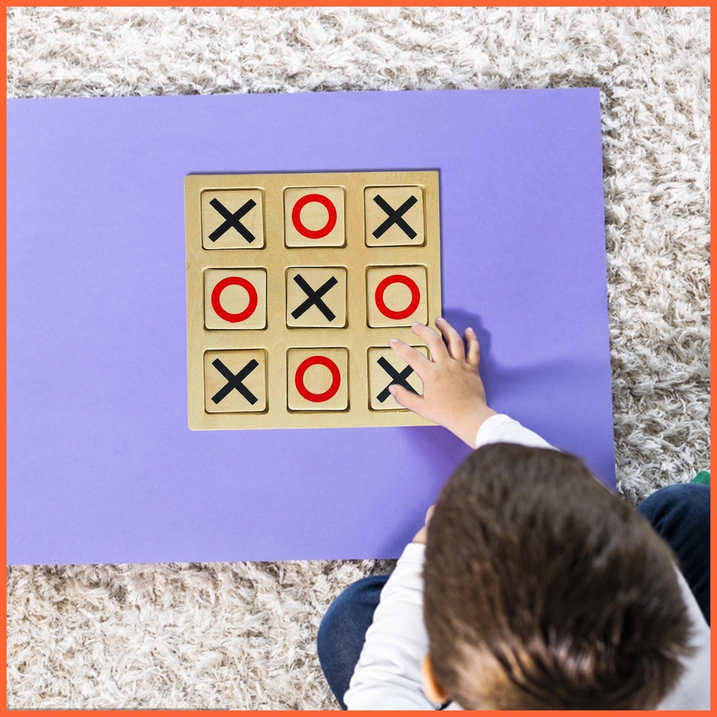 Bộ Trò Chơi Board Game Tictactoe Cổ Điển Dành Cho Gia Đình