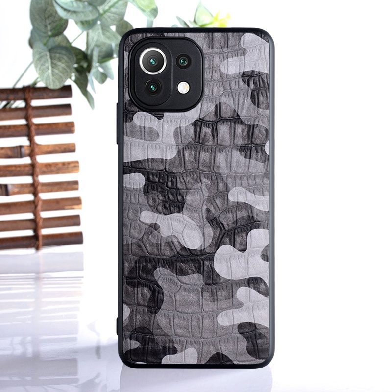 Ốp Bao Da Điện Thoại Mềm Họa Tiết Rằn Ri Cao Cấp Cho xiaomi mi 11 lite pro ultra 5g ne xiaomi mi 11 lite Ốp