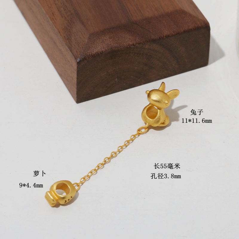 Hạt Xỏ Vòng Tay Nhiều Màu Sắc Hình Thỏ/Voi/Thỏ Dễ Thương DIY