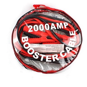 Dây Câu Bình Acquy Ô Tô Lõi Đồng Siêu To 2000A Kích Điện Acquy Cứu Hộ Ô Tô, Loại 4 mét