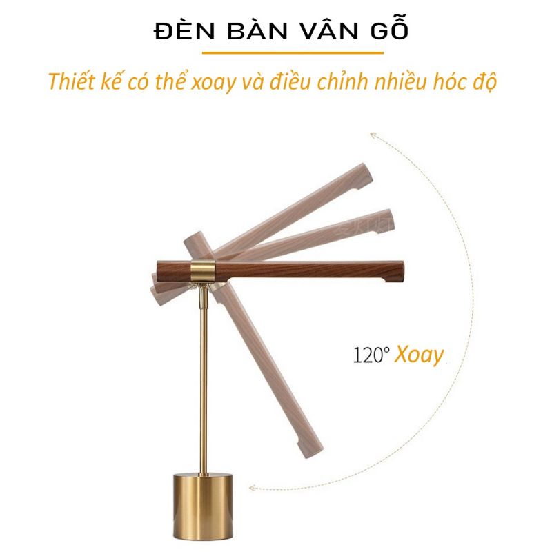 Đèn bàn học chống cận thị 3 chế độ ánh sáng, đèn làm việc ,đèn trang trí decor; đèn bàn trang trí, đèn bàn cao cấp xoay
