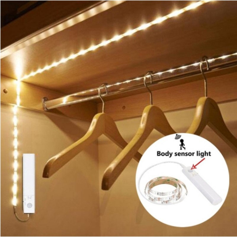 Dải đèn LED cảm biến chuyển động dùng để trang trí nội thất