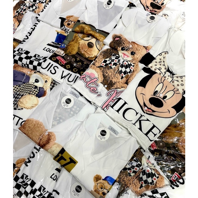 (Hình thật) Set Đồ bộ Pijama - Bộ đồ mặc nhà chất mango thiết kế siêu sang | BigBuy360 - bigbuy360.vn