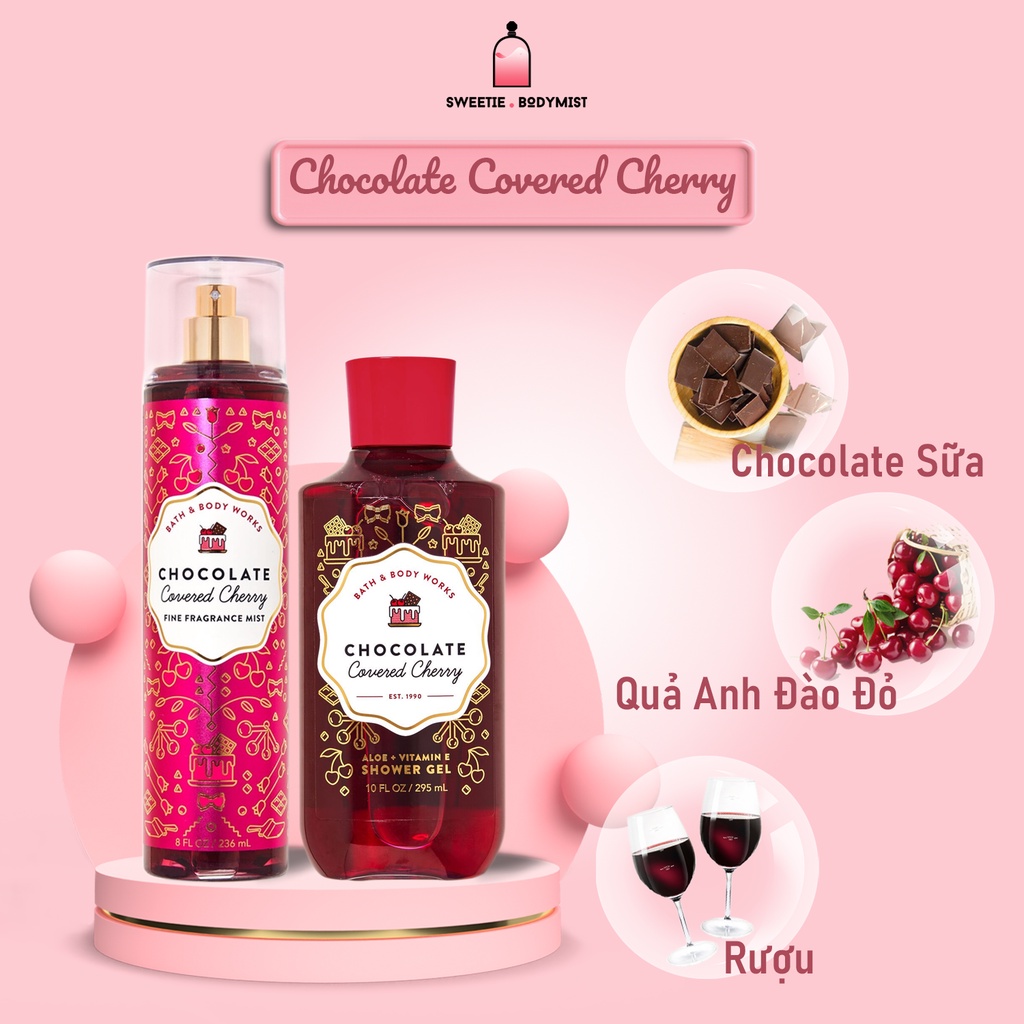 [Bodymist] Xịt Thơm Chocolate Covered Cherry