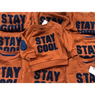 Áo nỉ lót bông stay cool cam đất