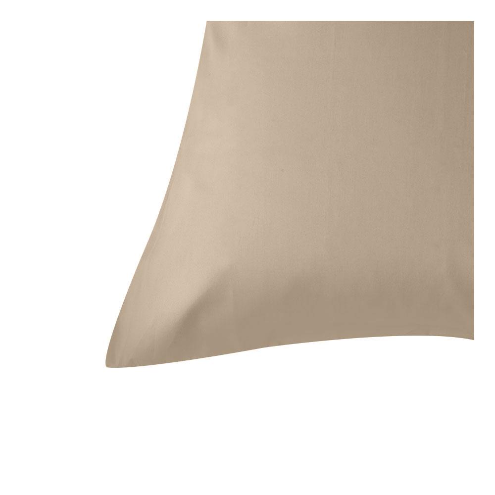 HomeBase HLS Vỏ gối bằng Cotton Sateen mềm mại 380TC Thái Lan W76.2xH50.8cm màu nâu