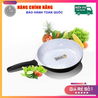 Chảo chống dính bếp từ Rapido - Ferroli, đúc nguyên khối, phủ men gốm Đức, size 20,24,28 độ sâu lòng vừa phải