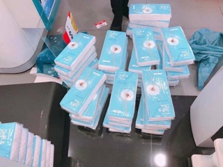 Bông tẩy trang Watsons 210 miếng