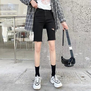 Quần Ngố Nữ Rách Phong Cách_N2