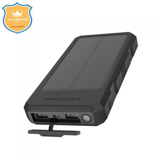 Sạc dự phòng Năng Lượng Mặt Trời RAVPower 30000mAh RP-PB124- THƯƠNG HIỆU USA- HÀNG CHÍNH HÃNG