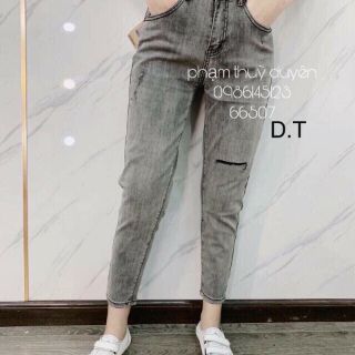 Quần jeans sau tui may kẻ bube_DTH