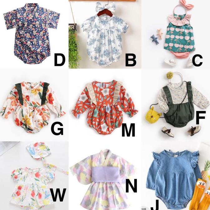 Bộ Quần Áo Liền Thân Phong Cách Hàn Quốc Cho Bé Sơ Sinh | Romper Hàn Quốc