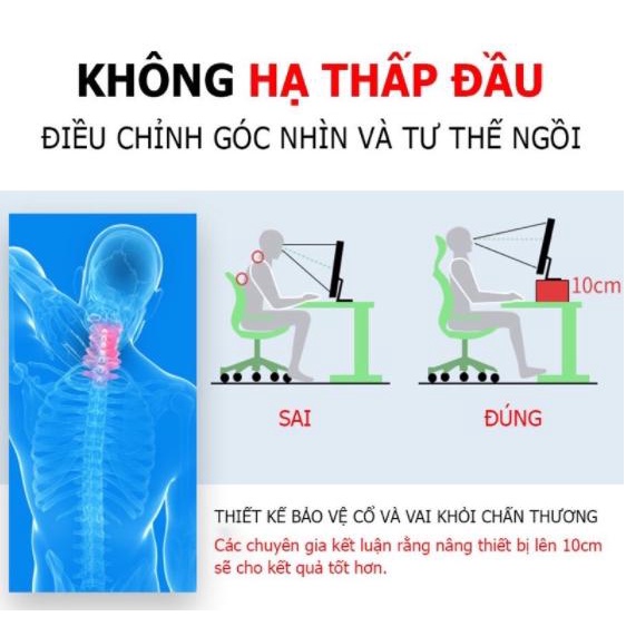 Kệ gỗ để máy tính kệ để bàn làm việc kèm giá sách