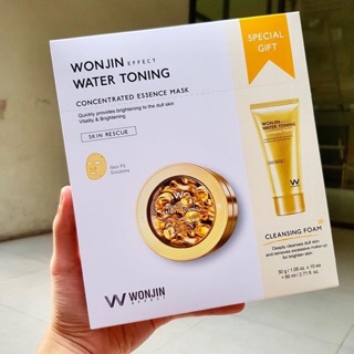 Hộp 10 Mặt nạ Wonjin Effect Water Toning Mask
