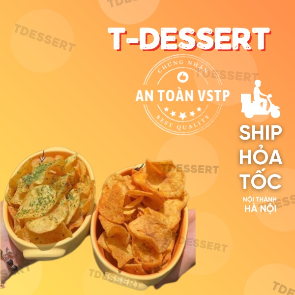Khoai tây lắc SG size to (Rong biển / sa tế) 250gr | TDessert15k | Hàng loại 1