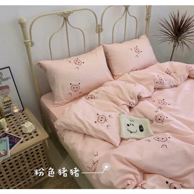 Bộ chăn ga gối poly Hàn Quốc
