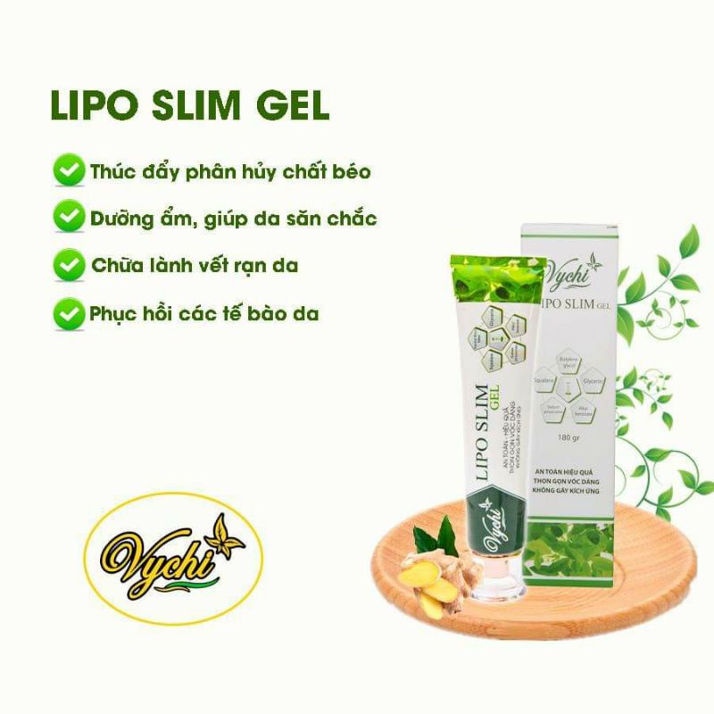 Lipo Slim Gel - Tan Mỡ Vychi Tặng Kèm 1 Thước Đo [ Data Mới Nhất ]