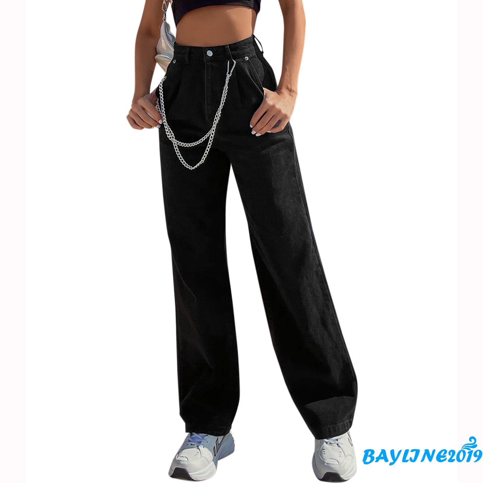 Quần Jeans Dài Ống Rộng Thời Trang Cho Nữ | BigBuy360 - bigbuy360.vn