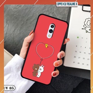 Ốp Oppo K3/ Realme X - lưng nhám viền dẻo ngộ nghĩnh